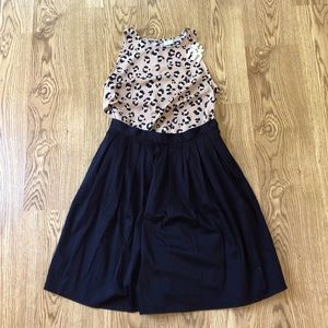 Black A-Line Midi Skirt - Medium